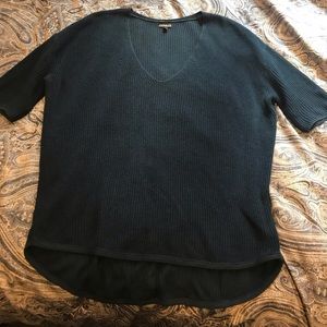 Express V-neck knit sweater
